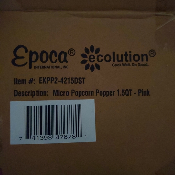 Ecolution Micro Popcorn Popper - Picture 2 of 3